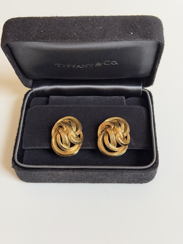 Tiffany & Co 18k Gold Earrings - image 3
