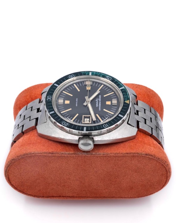 1969 Girard Perregaux Deep Diver ‘Green Lantern’ - Rare Bakelite Bezel - image 5