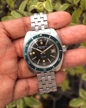 1969 Girard Perregaux Deep Diver ‘Green Lantern’ - Rare Bakelite Bezel