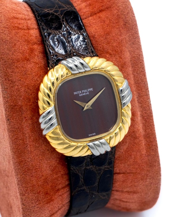 1972 Patek Philippe 4355 Red Jasper Stone Dial - Perfect Condition LNOS 27mm - image 5