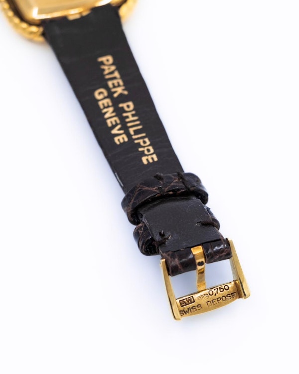 1972 Patek Philippe 4355 Red Jasper Stone Dial - Perfect Condition LNOS 27mm - image 8