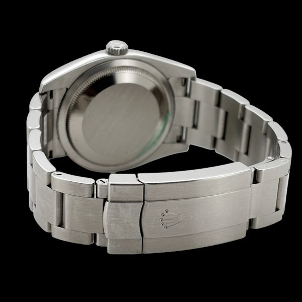 ROLEX OYSTER PERPETUAL 116034 PINK ROMAN & DIAMOND MARKERS FULL SET 2011 - image 5