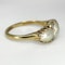 Antique 3 Natural Pearl & Diamond Ring - Saddingtons Jewellery Stand 375 - image 4