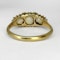 Antique 3 Natural Pearl & Diamond Ring - Saddingtons Jewellery Stand 375 - image 5