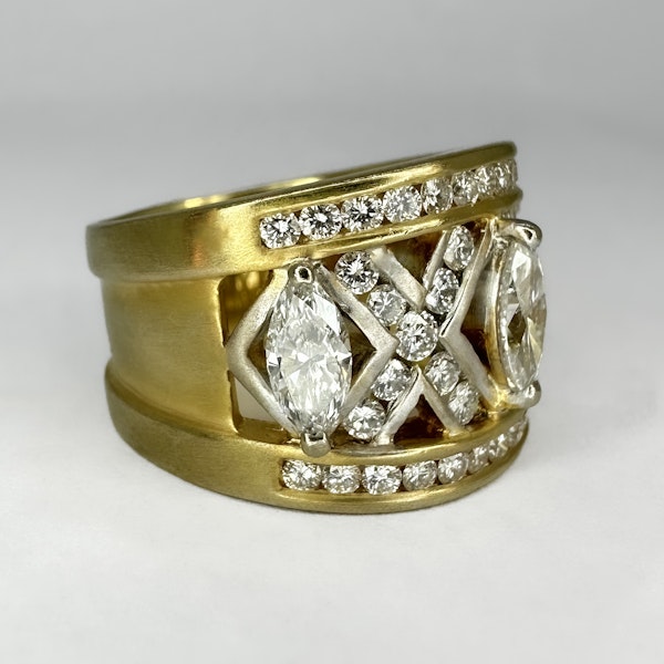 Vintage Alder Diamond Ring - Saddingtons Jewellery Stand 375 - image 3