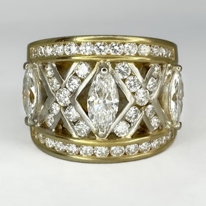 Vintage Alder Diamond Ring - Saddingtons Jewellery Stand 375