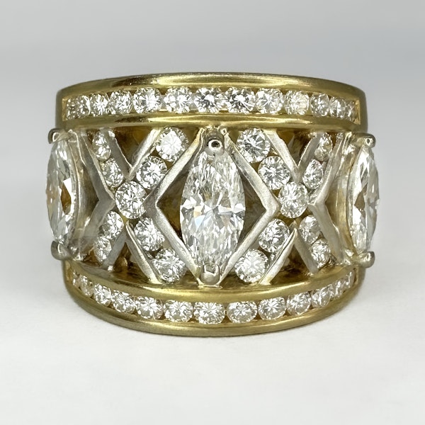 Vintage Alder Diamond Ring - Saddingtons Jewellery Stand 375 - image 1