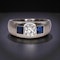 Art Deco Diamond Sapphire Platinum Ring at Deco&Vintage Ltd - image 4