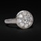 Art Deco French Diamond Platinum Ring - image 4