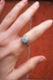 Art Deco French Diamond Platinum Ring - image 2