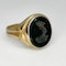 Bloodstone Heraldic Intaglio Signet Ring - Saddingtons Jewellery Stand 375 - image 2