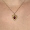Victorian Cabochon Garnet Heart Pendant - Saddingtons Jewellery Stand 375 - image 3