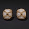 Lovely Vintage Diamond 18ct Gold Earrings at Deco&Vintage Ltd - image 2