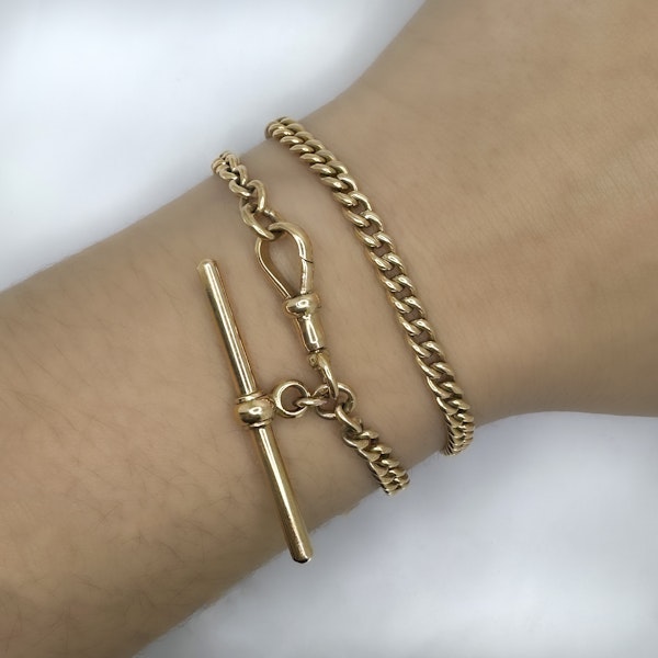 Antique Albert Chain 12.5 Inches - Saddingtons Jewellery Stand 375 - image 2