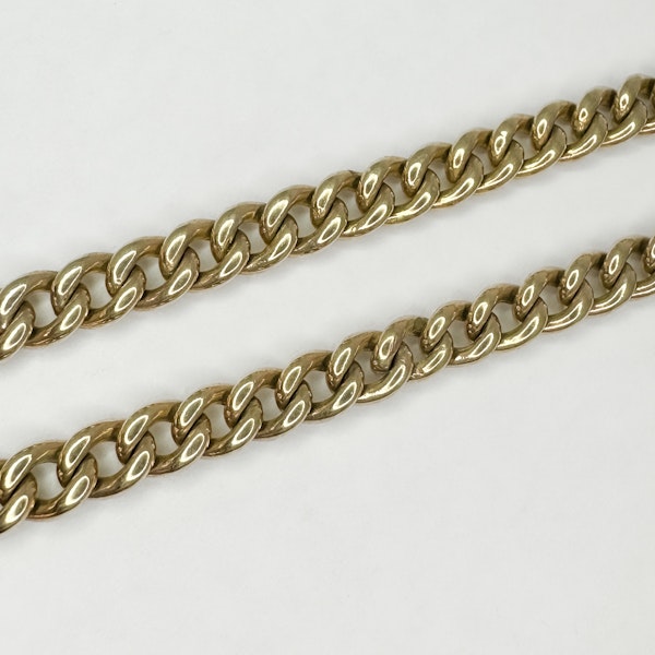 Antique Albert Chain 12.5 Inches - Saddingtons Jewellery Stand 375 - image 3