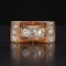 Art Deco Diamond 14ct Gold Ring at Deco&Vintage Ltd - image 4