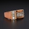 Art Deco Diamond 14ct Gold Ring at Deco&Vintage Ltd - image 5