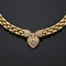 Contemporary Diamond 18ct Gold Necklace at Deco&Vintage Ltd - image 3