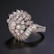 Cartier Vintage diamond platinum ring at Deco&Vintage Ltd - image 4