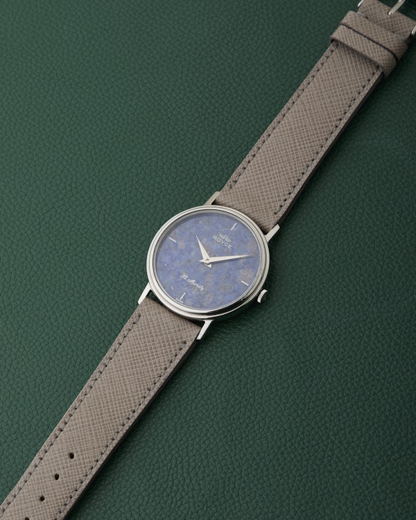 Royce St. Moritz Lapis Lazuli Dial Vintage Wristwatch - image 9