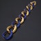 Lovely Vintage 18ct gold Enamel Bracelet at Deco&Vintage Ltd - image 5