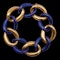 Lovely Vintage 18ct gold Enamel Bracelet at Deco&Vintage Ltd - image 4