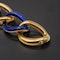 Lovely Vintage 18ct gold Enamel Bracelet at Deco&Vintage Ltd - image 6