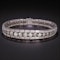 Lovely vintage French diamond 18ct white gold bracelet at Deco&Vintage Ltd - image 2