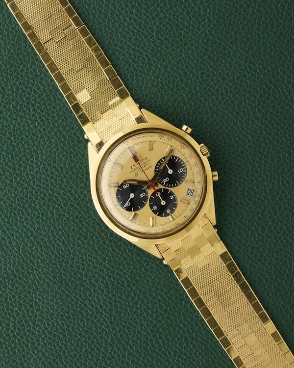 Zenith El Primero Ref.G582 Chronograph 18k Panda Dial - image 2