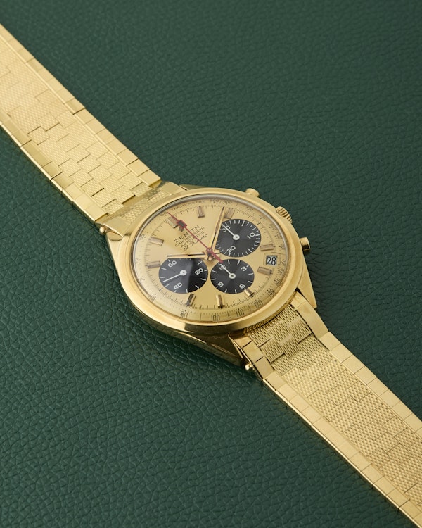 Zenith El Primero Ref.G582 Chronograph 18k Panda Dial - image 7