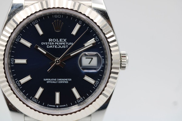 Rolex Datejust 41 126334 Blue Baton 2024 Full Set Unpolished - image 7