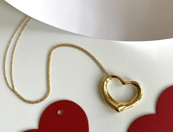 Tiffany 18k Gold large heart - image 2