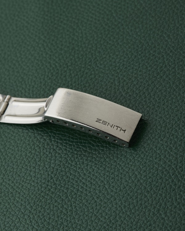 Zenith Silver Dial C-Case Vintage Ladies Watch Gay Freres Ladder Bracelet - image 11