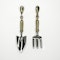 Fork & Trowel Gold Earrings - Saddingtons Jewellery Stand 375 - image 1