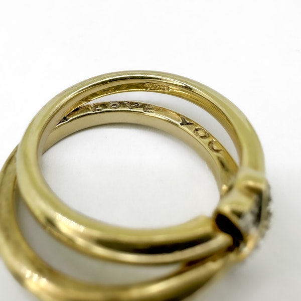Intertwining Unity & Love Ring - Saddingtons Jewellery Stand 375 - image 4