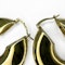 Chunky Wide Hoop Earrings 3cm - Saddingtons Jewellery Stand 375 - image 2