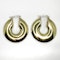 Chunky Wide Hoop Earrings 3cm - Saddingtons Jewellery Stand 375 - image 1