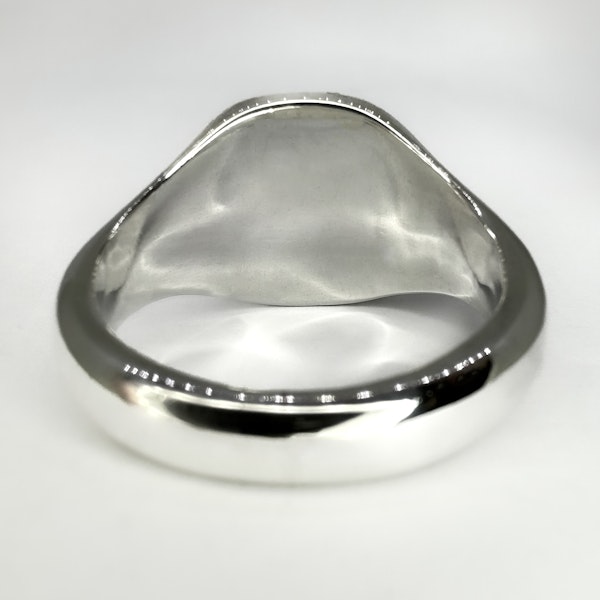 Chunky Silver Signet Ring - Saddingtons Jewellery Stand 375 - image 3