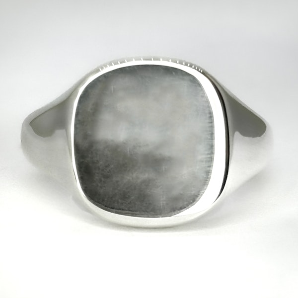 Chunky Silver Signet Ring - Saddingtons Jewellery Stand 375 - image 2