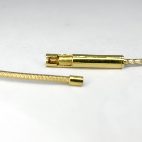 Tom Rucker Satellite Platinum and Aquamarine Brooch/Pendant - Saddingtons Jewellery Stand 375 - image 7