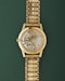 Hamilton 9k Yellow Gold Vintage Dress Watch 9k Bark Bracelet - image 9