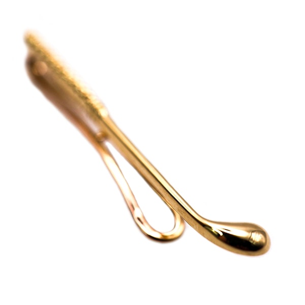 Vintage Cartier Paris Gold Golf Club Tie Clip, Circa 1940 - image 5