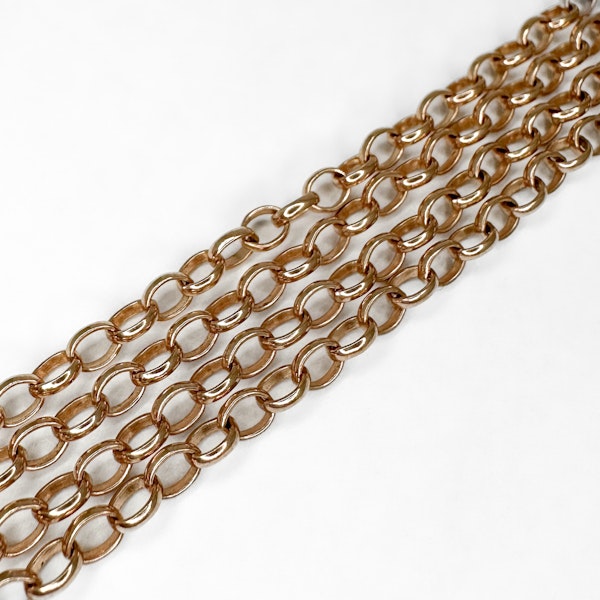 Gold Belcher Chain 22″ - Saddingtons Jewellery Stand 375 - image 2