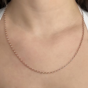 Gold Belcher Chain 22″ - Saddingtons Jewellery Stand 375