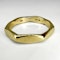Gold Angled Band Stacking Ring - Saddingtons Jewellery Stand 375 - image 3