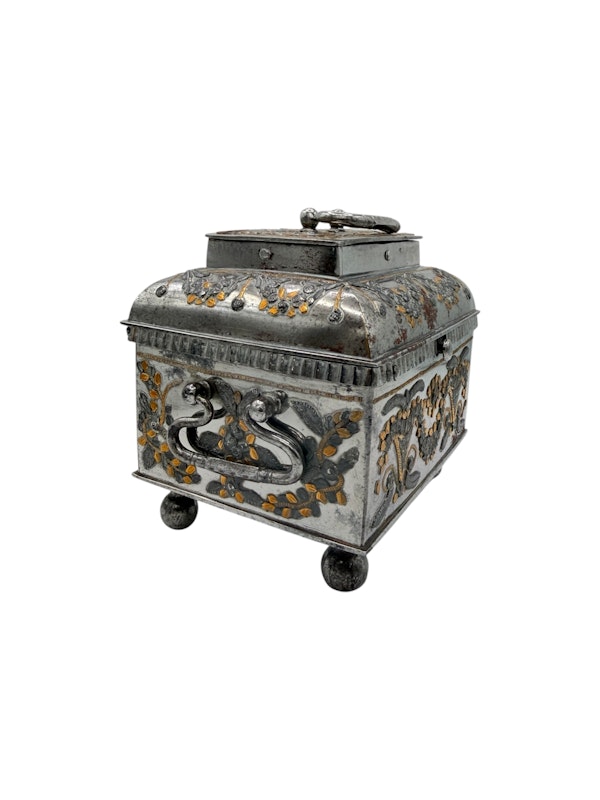 18th century Russian Tula box with mirror. - image 2