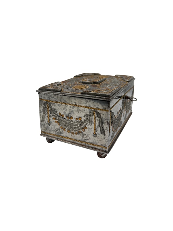 18th century Russian metal Tula box. - image 3