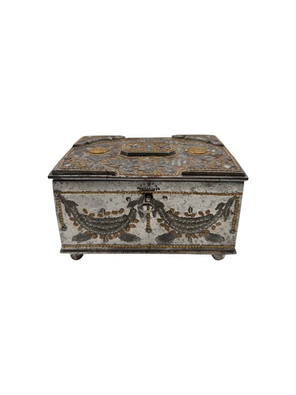 18th century Russian metal Tula box. - image 2