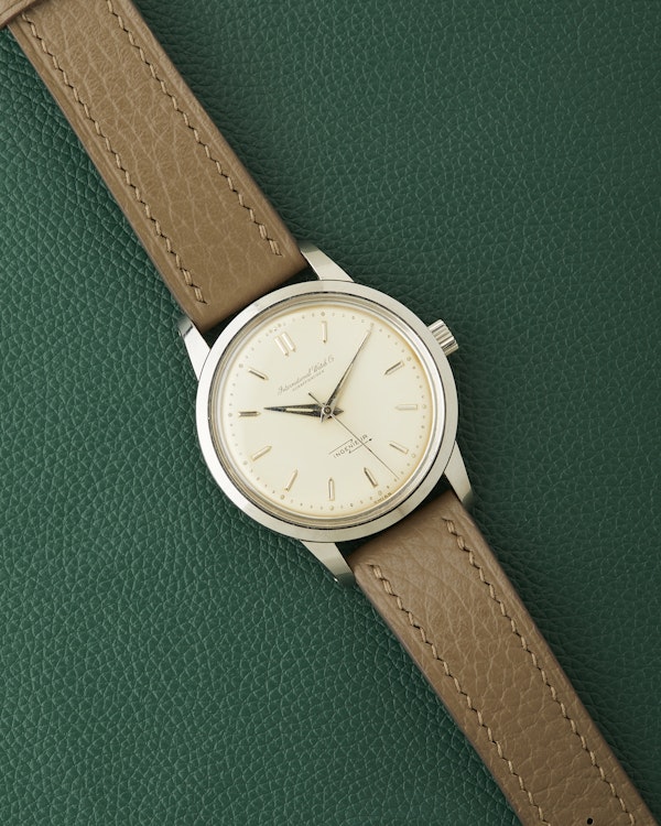 IWC Ref.666A Ingenieur Creamy Eggshell Dial Vintage Steel Watch - image 2