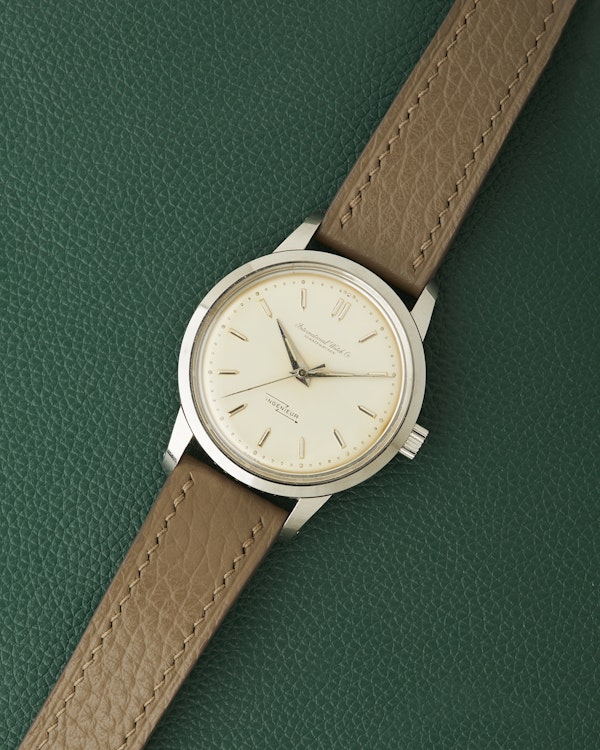 IWC Ref.666A Ingenieur Creamy Eggshell Dial Vintage Steel Watch - image 3
